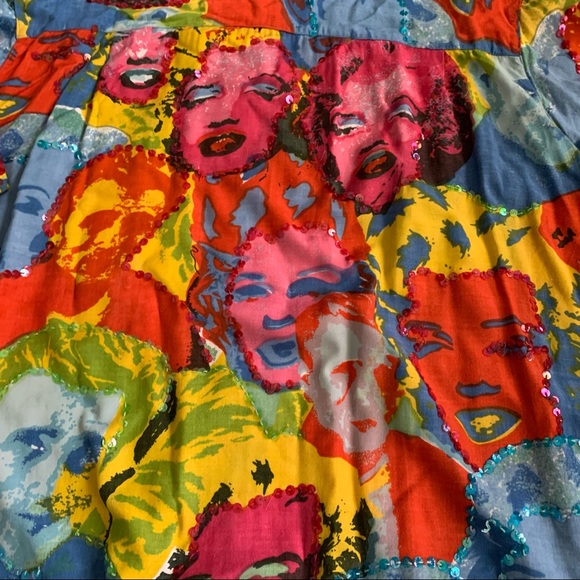 Other Destination Shirt Marilyn Monroe James Deans Warhol Versace Style Size L - Picture 4 of 9